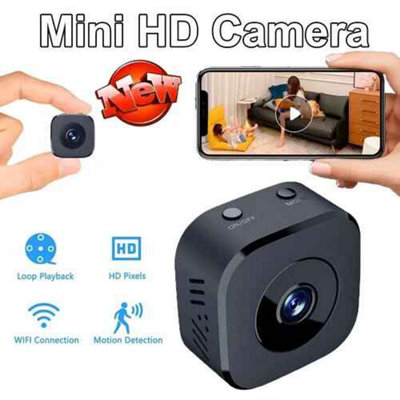 1080P Mini Hd Camera Compact Camera For Home Security With Night Vision And Motion Detection. from B&Q