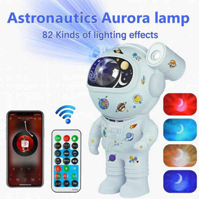 Galaxy Projector Light  Astronaut Style Night Light With Star And Nebula Projection. from B&Q