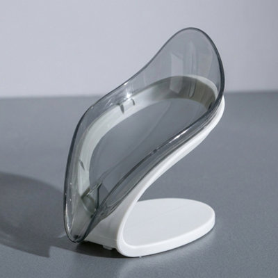 Leaf Shape Soap Dish Holder With Drainage For Bathroom And Kitchen from B&Q