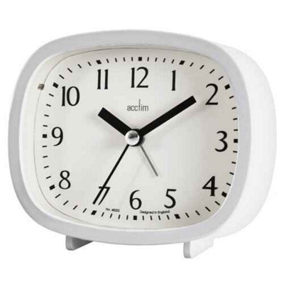 Analogue Alarm Clock With Silent Sweep Movement And Backlight from B&Q