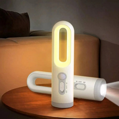  - Led Night Light And Reading Lamp With Motion Sensor 2 In 1 Usb C Rechargeable Dusk To Dawn Torch