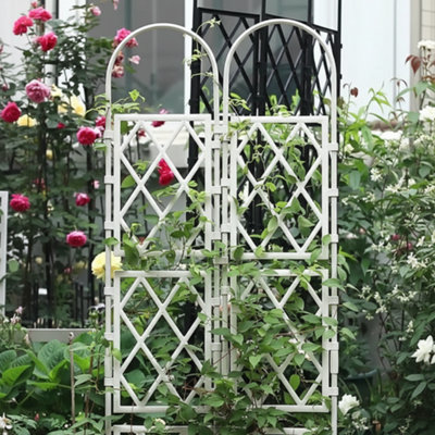 Heavy Duty Garden Obelisk Plant Support Frame Strong Tubular Climbing Flower Cage Uk from B&Q