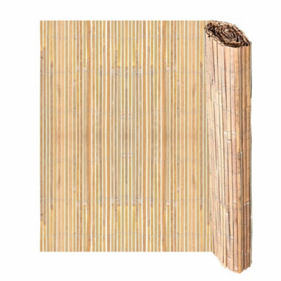 Bamboo Slat Garden Privacy Fence Panel from B&Q