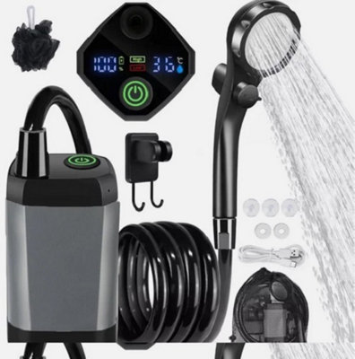 Portable Rechargeable Camping Shower Pump For Outdoor from B&Q