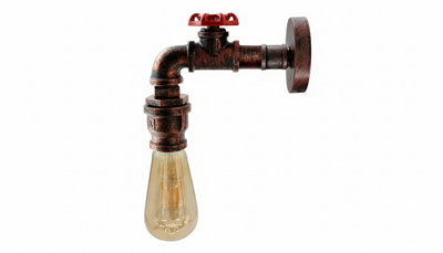 Wall Light Industrial Unique Tap Wall Lights Waterpipe Wall Lamps from B&Q