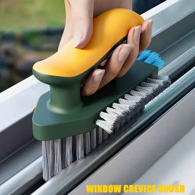 4 In 1 Brush Squeegee For Gap Groove Cleaning Tool Glass Scraper Kitchen Bathroom Floor Tire Cleaner Brushes Home Cleaning Brush from B&Q