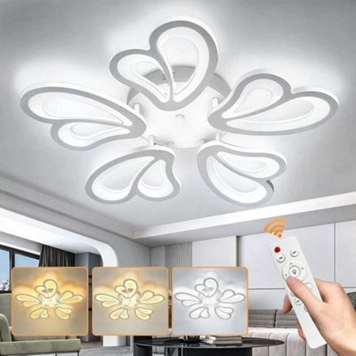  - 70W Dimmable Led Square Ceiling Light Modern Chandelier With Remote Control