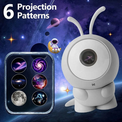 Rechargeable Galaxy Projector Lights 6In1 Led Planetarium Starry Sky Nightlights from B&Q