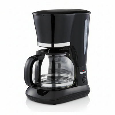 12 Cup Filter Coffee Maker Machine 800W 1.5L Jug Anti Drip from B&Q