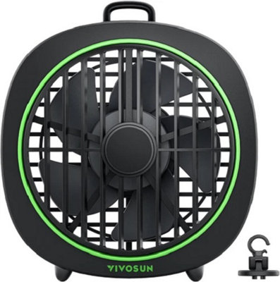  - 4 Inch Grow Tent Clip Fan Three Speed Strong Quiet Airflow Black