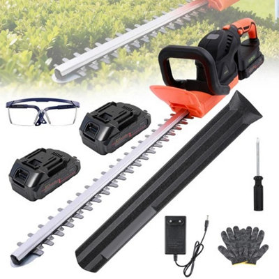  - 21V Cordless Hedge Trimmer Kit With 2 Batteries & Fast Charger