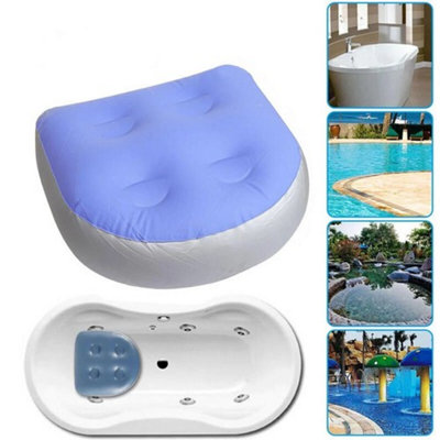 Inflatable Spa Booster Seat 1Pc Massage Cushion Pillow For Hot Tub Spa Pool from B&Q