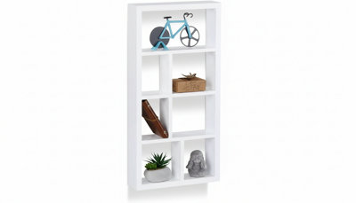 Stylish Space Saving Floating Wall Shelves Display Shelf Bookshelf Storage Unit from B&Q