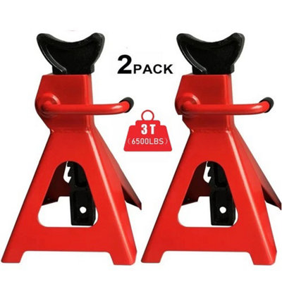 2Pcs 3Ton Heavy Duty Axle Stands For Car Lifting from B&Q