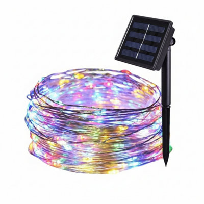  - Solar Led Copper Wire Fairy String Lights Waterproof Outdoor Garden Decor