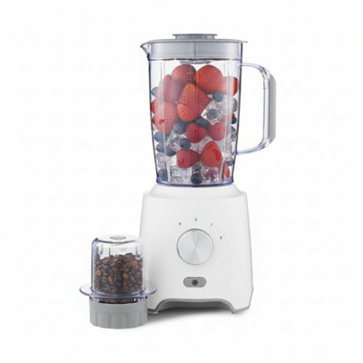 Geepas 1.8L Blender 600W Smoothie Mixer Ice Crusher Food Processor from B&Q