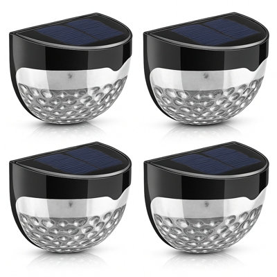  - 4 Pcs Super Bright Solar Powered Door Fence Wall Lights