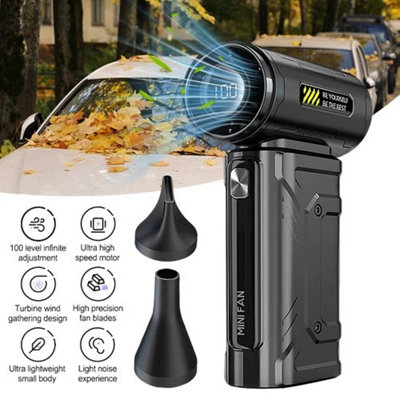 Electric Air Duster 80000 Rpm Mini Jet Blower Rechargeable Handheld High Speed