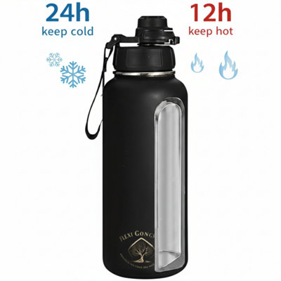 950Ml Insulated Stainless Steel Water Bottle  Leakproof Thermal Flask