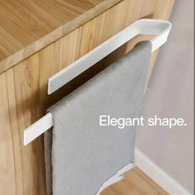  - Self Adhesive Aluminium Towel Rail  No Drilling40Cm
