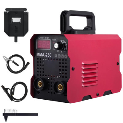 Mini Portable Arc Welder mma 250A Igbt Inverter Electric Welding Machine Uk from B&Q