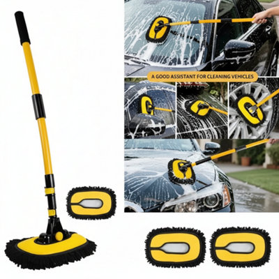 15 Arc Telescopic Car Wash Brush Mop For Rv Van & Truck