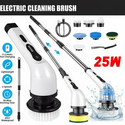  - 9In1 Electric Spin Scrubber Cordless Handheld Cleaning Brush