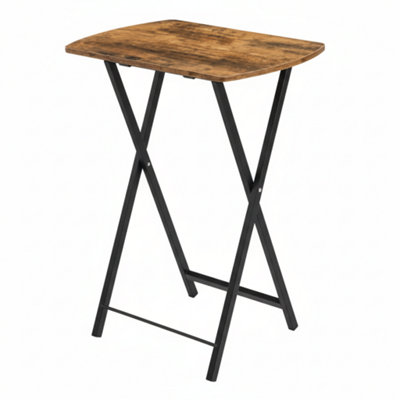 Folding Side Table Tv Tray & Snack Table from B&Q