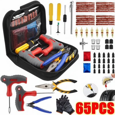 Tubeless Tire Puncture Repair Kit For CarMotorcycle  Van