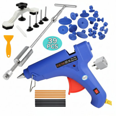 39Pcs Pdr Dent Repair Kit Slide Hammer & Glue Puller Tabs from B&Q