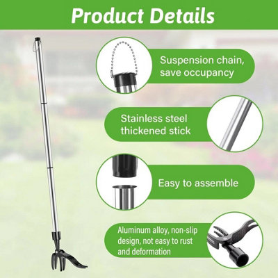 Manual Stand-Up Weed Puller  Garden Weed Remover Tool from B&Q