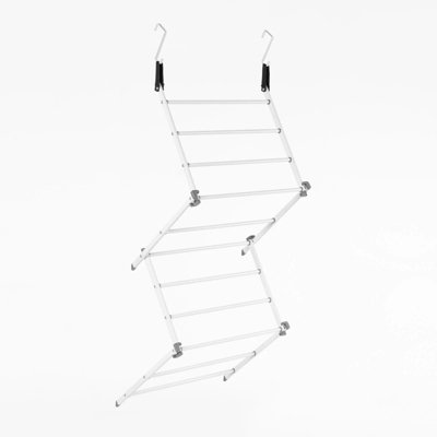Over Door Clothes Airer Compact Drying Rack For Towels And Laundry from B&Q