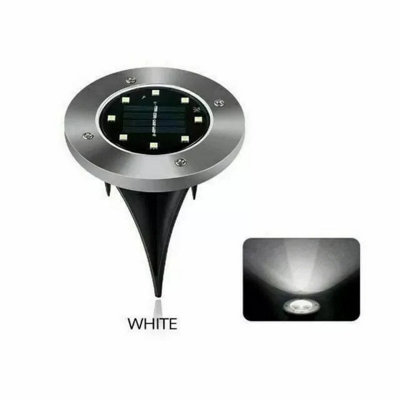 Led Solar Ground Lights For Floor Decking Patio Garden Lawn Ip65 from B&Q