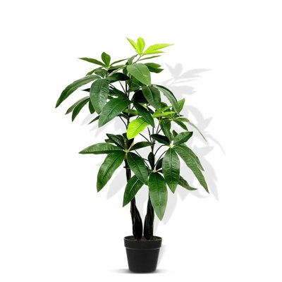 80Cm Artificial Pachira Aquatica Tree Fake Indoor Plant In Pot from B&Q
