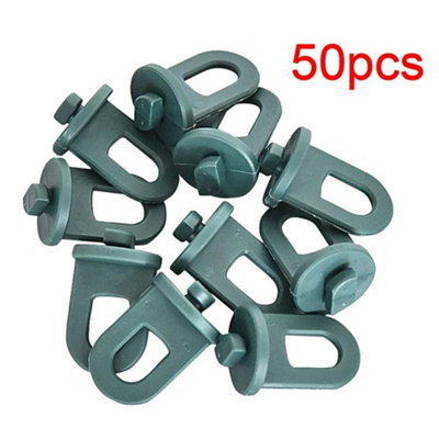 50X Plastic Greenhouse Hanging Crop Hooks Hangers Clip Garden Accessories from B&Q