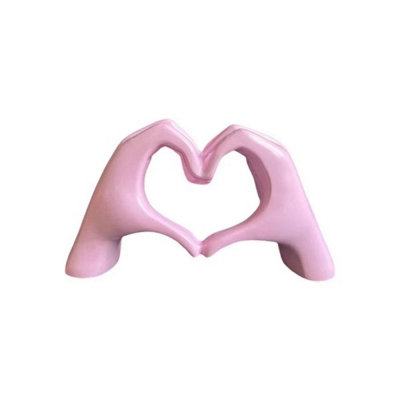  - Nordic Style Resin Hand Love Statue Ornament Heart Gesture Sculpture Art Crafts