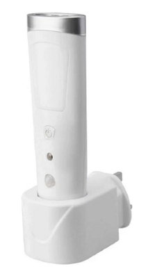  - Rechargeable Led Torch Light With Sensor Emergency Night Plug In Lamp