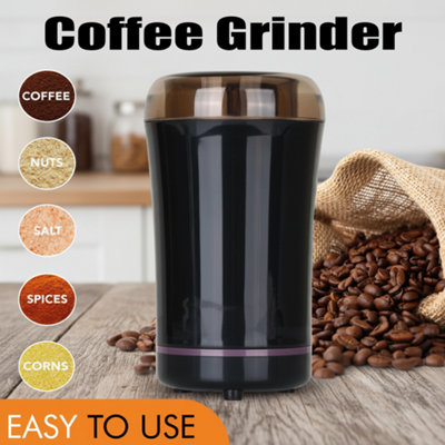 Electric Coffee Grinder For Beans Nuts And Spices Matte Blade Blender Uk from B&Q