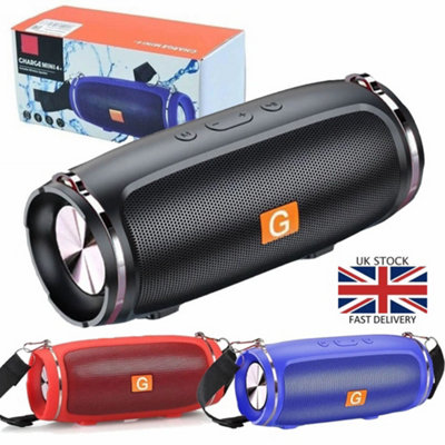  - Black Portable Wireless Bluetooth Speaker Stereo High Bass Loud Usb