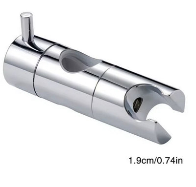Adjustable Shower Head Holder Slider For Riser Rail 19mm from B&Q