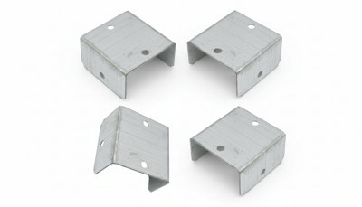 44mm And 50mm Fence Panel Clips Trellis Brackets Galvanised Packs from B&Q