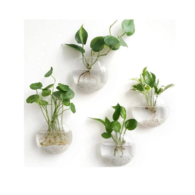  - Glass Wall Hanging Terrarium Planter