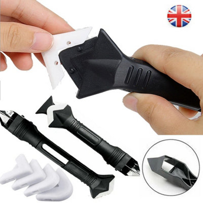  - Silicone Sealant Remover Tool Scraper Caulking Grout Mould Removal Set