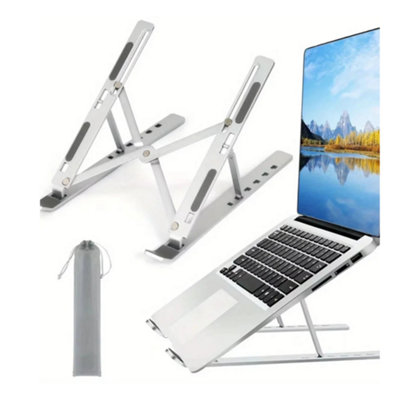  - Portable Adjustable Laptop Stand Tablet Holder Desk Riser