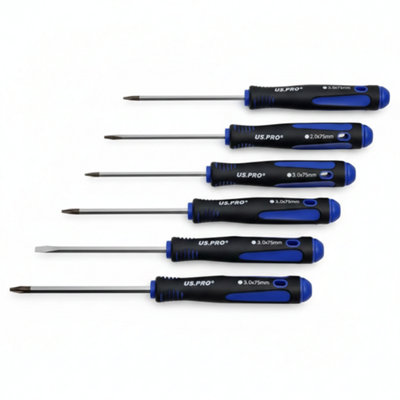 Us Pro 6Pc Hex Screwdriver Set  Precision Metric Allen Key Drivers 1.5To4mm from B&Q