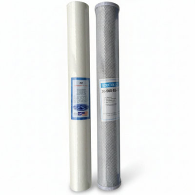 20 Inch Reverse Osmosis Water Filter Set Sediment Carbon Pole Fed Window Cleaning System Kit from B&Q