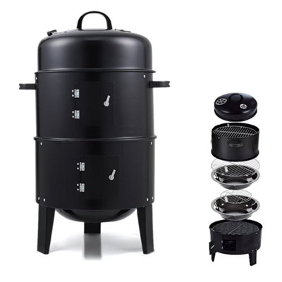  - 40X84Cm Charcoal Smoke Bbq Grill
