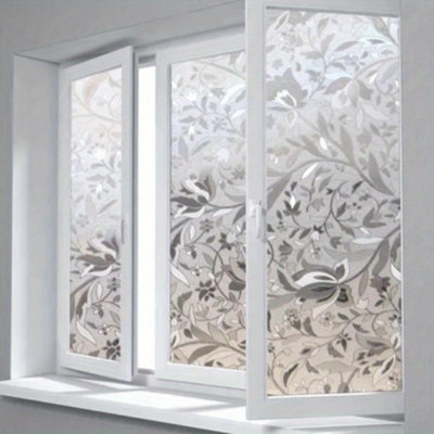 Window Film Privacy Stained Glass Static Cling Sticker
