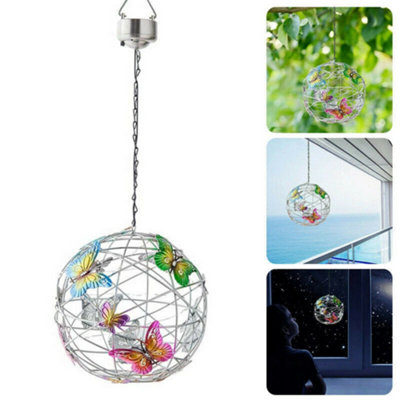 Solar Powered Butterfly Hanging Garden Light from B&Q