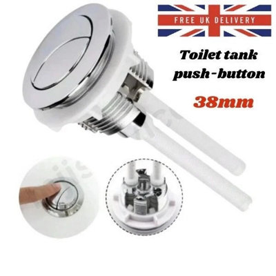 38mm Dual Flush Push Button Toilet Cistern Replacement Water Saving from B&Q